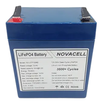 High Quality LiFePO4 12V 6AH Lithium Battery