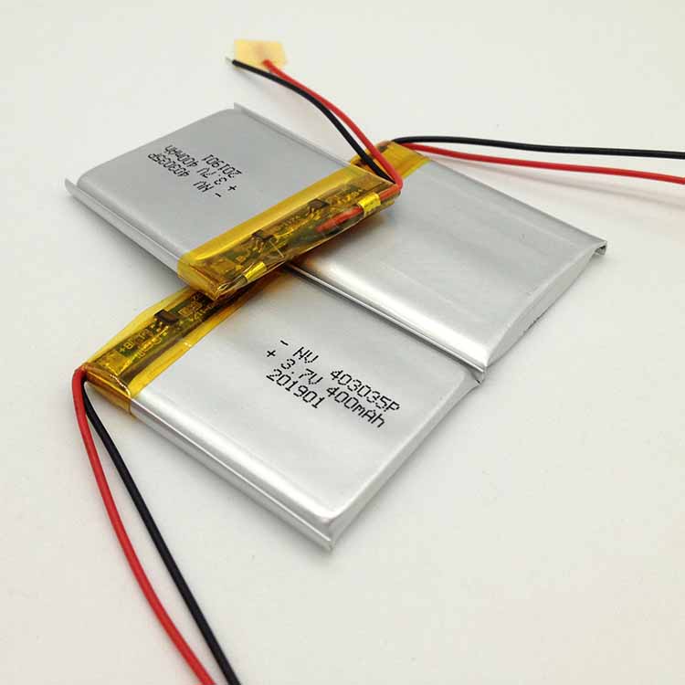 403035 3.7V 390mah 400mAh 1.48wh polymer li ion rechargeable battery for smartwatch power bank