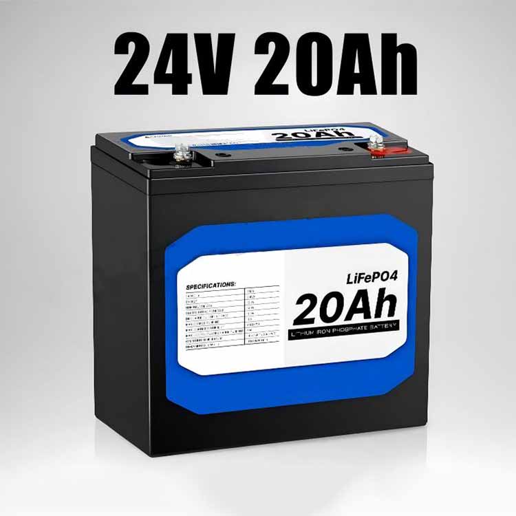 24V 20Ah 24Ah 30Ah Lithium lifepo4 battery pack for Home Marine Caravan