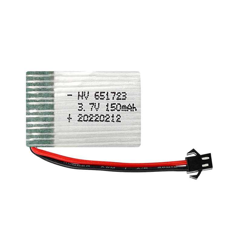 3.7V 150mAh 651723 20C lipo rc helicopter battery