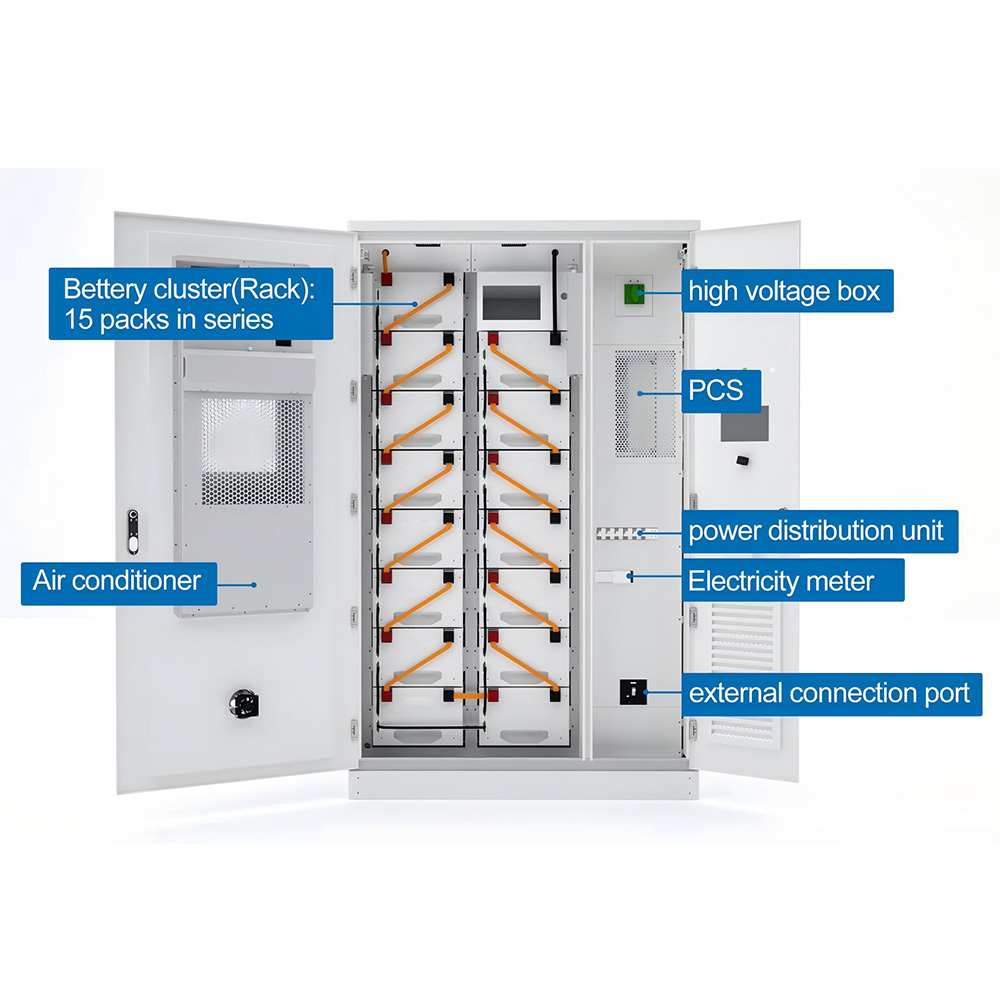 80kWh 100kWh 128kWh 150kWh 200kWh 250kWh 100KW high voltage lifepo4 storage battery